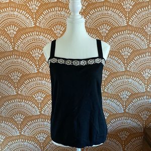 Sigrid Olsen Silk Blend Sweater Tank